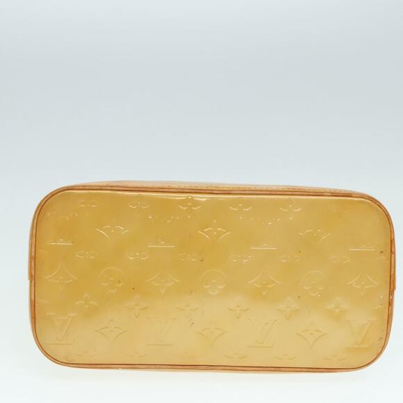 LOUIS VUITTON Monogram Vernis Houston Hand Bag Beige M91004 - Picture 5 of 16